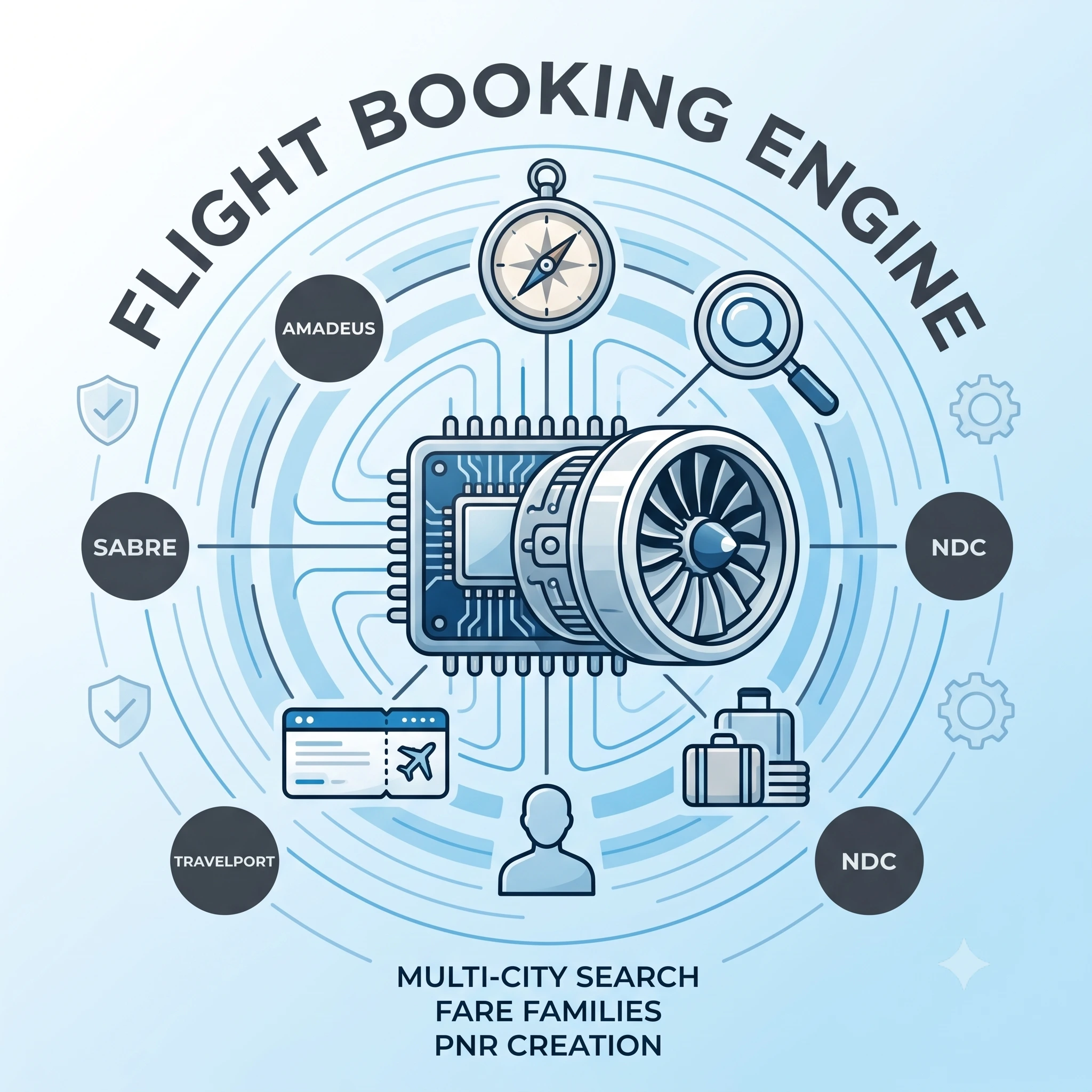 Flight booking engine development by Teenva AI