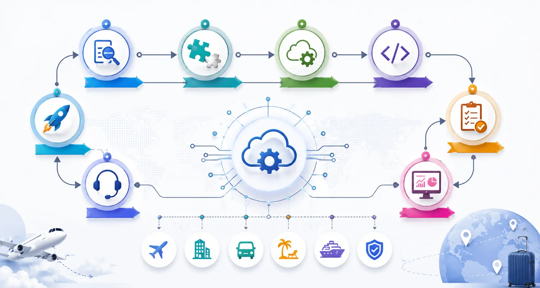 Travel API integration process