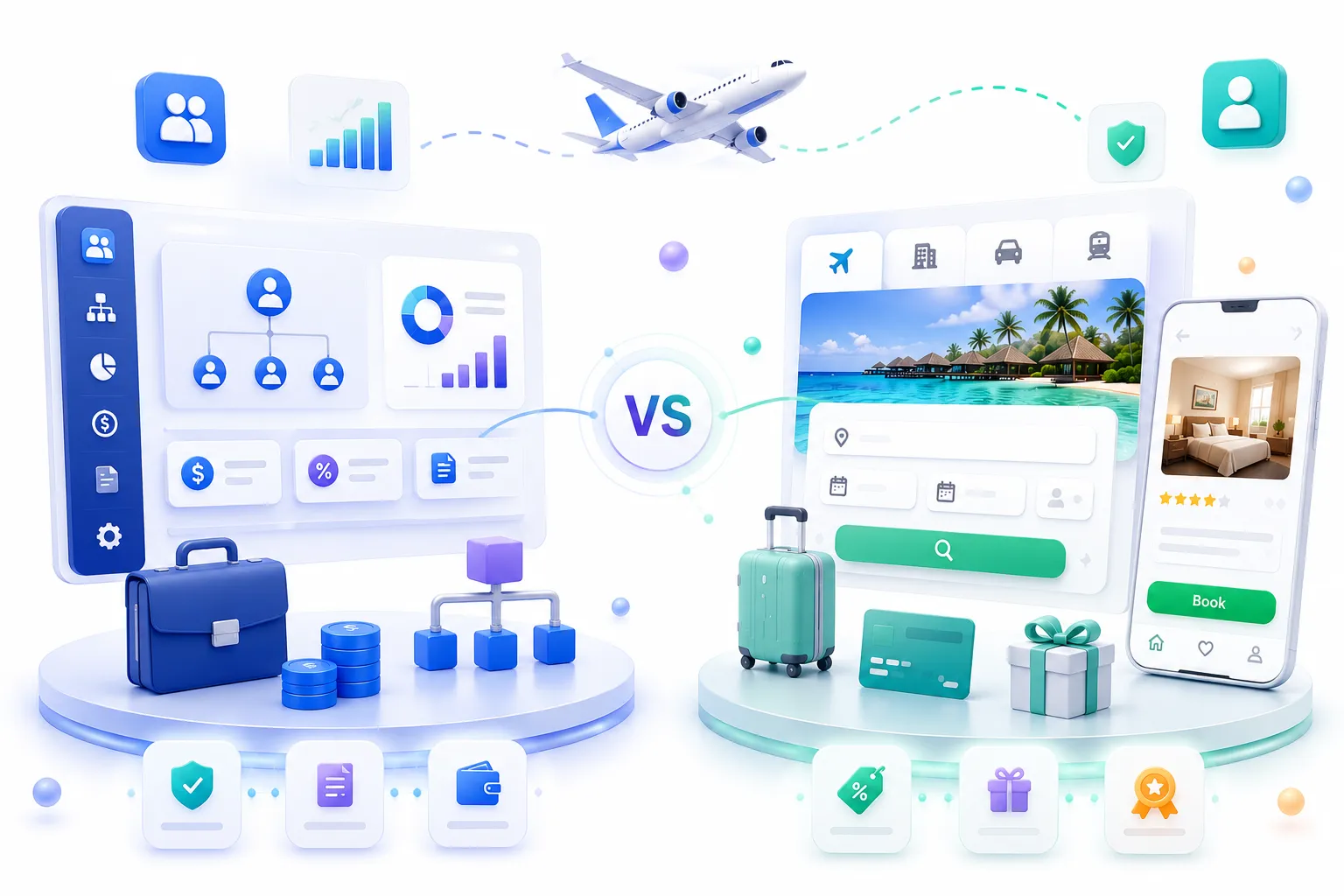 B2B vs B2C travel portal development comparison